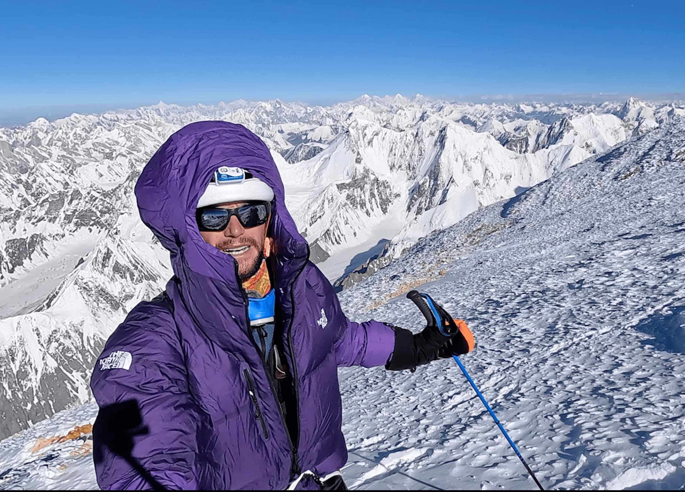 Benjamin Védrines s'est envolé dans l’Himalaya et le Karakoram.